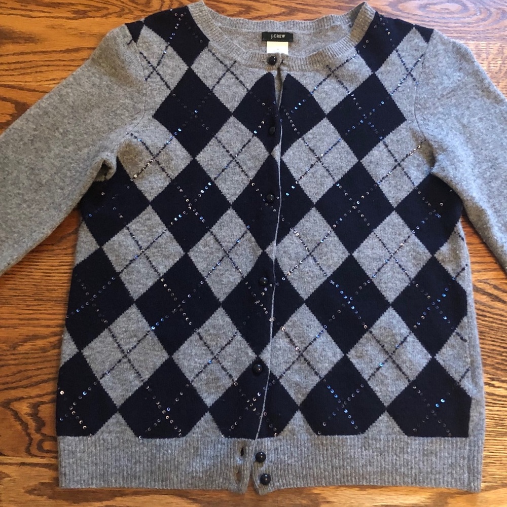 JCrew wool cashmere cardigan S